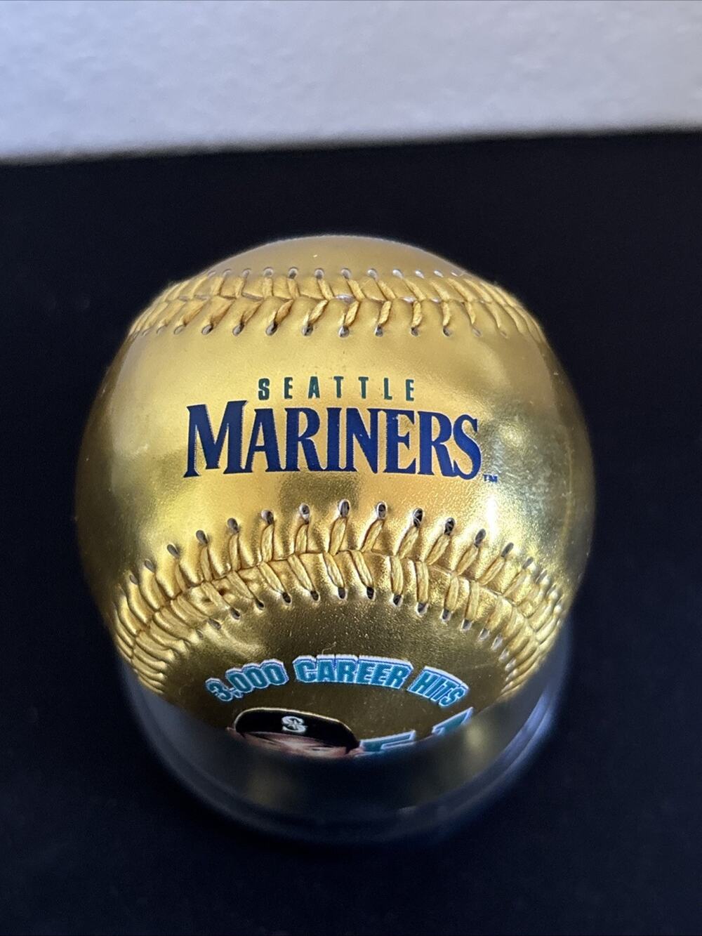 Rawling Seattle Mariners baseball celebrating Ichiro Suzuki's 3,000th career hit